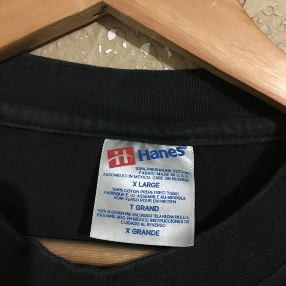 Sade All Over Print AOP T-Shirt XL Hanes Faded Black Single Stitch Modern - Picture 3 of 6